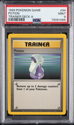 1995 trainer potion pokemon card value Super - Base Set Mint / near mint condition trading card Trainer Potion Pokemon Base Set