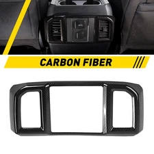 For 2015-2020 Ford F150 Carbon Fiber Inner Rear Air Vent Outlet Frame Overlay