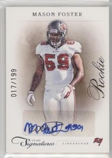 2011 Panini Prime Signatures Rookie Silver 17/199 Mason Foster #218 Auto 2y0