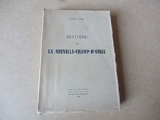Buch JULES LAMY Geschichte von Neuville-Champ-d'oisel 1950 Widmung