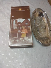 Serving Tray Irvinware 13 Inch Bread Serving Tray 1971 With Box 