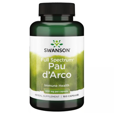 Pau D'Arco 500 mg 100 Kapseln Swanson Health Products
