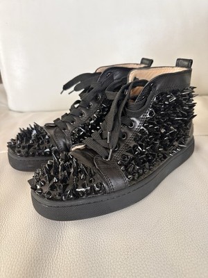 Christian Louboutin Pik Pik Leather High-top Sneakers 39 Men's