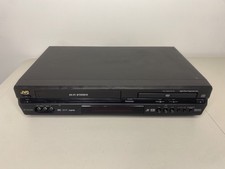 JVC HR-XVC18BU DVD VCR Combo Player Tested  Works. Issue fully ejecting Tape