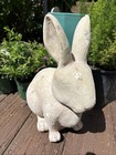 Pottery Barn Terracotta Ceramic Sculpture Bunny Rabbit Large 11x7 — photo 2