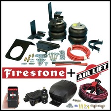 Firestone Rear Air Spring Bags Air Lift Compressor Kit Fits 95-99 Tahoe Yukon