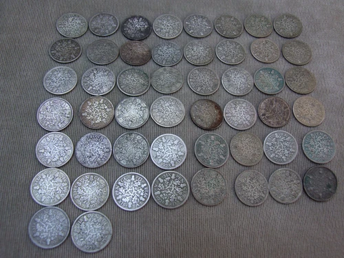 1928 George V Sixpence — photo from the most recent tracked eBay sale