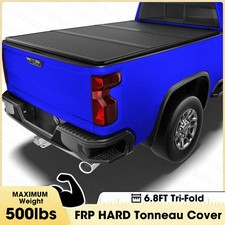 6.8ft Hard Tri-fold Tonneau Cover Truck Bed For 1999-2026 F250 F350 Superduty