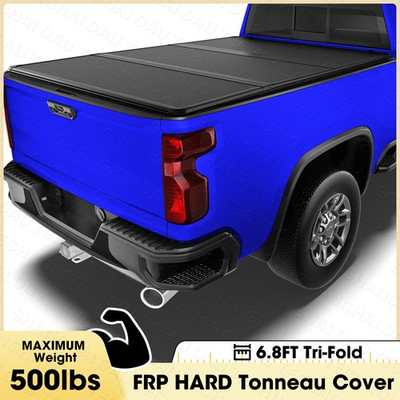 #ad 6.8FT Hard Tri Fold Tonneau Cover Truck Bed for 1999 2025 F250 F350 SuperDuty $408.49