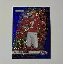 Panini 2024 Prizm Football Harrison Butker #144 Blue Sparkle Prizm /96 Chiefs