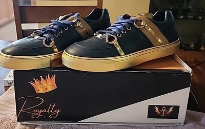Royalty Reign 4 Italian Custom Tennis Shoes Size 10.5 Brand New!!! WOW