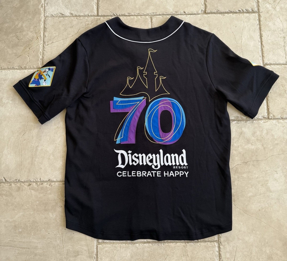 Disneyland 70周年 ユニフォーム XLサイズ ブラック 🔥Disney Parks - DISNEYLAND - 70th ANNIVERSARY - Baseball