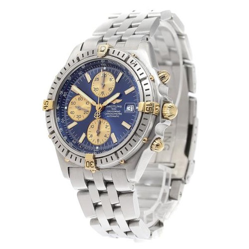 Breitling Navitimer Crosswind B13355 43mm SS Navy / Gold Dial ...