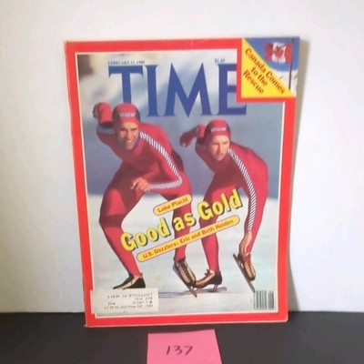 Time Magazine February 1980 Olympics Speed Skating Illustrated News Weekly