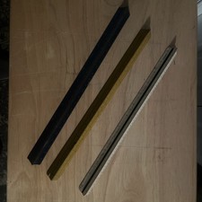 3 Vintage Triangular Scale 3 Sided Drafting Drawing Engineering Rulers