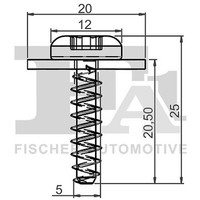 FA1 13-70003.10 Clip Zier- Schutzleiste FüR Ford