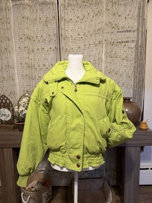 Bogner Green Goose Down Filled Puffer Jacket Women's Short Size 6