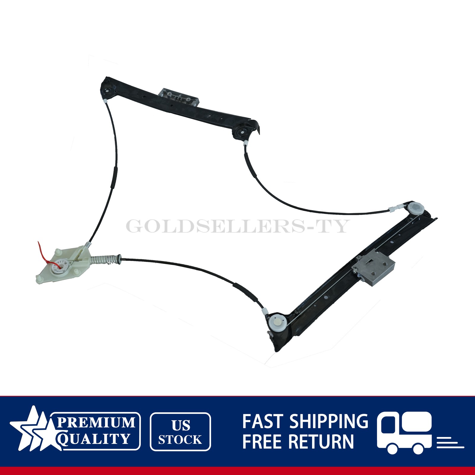 Fits 2004-2011 Bentley Continental GT Front Right Window Regulator 3W0837402J /H