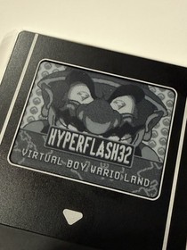 HYPERFLASH32 eInk Flash Cartridge Cart for Virtual Boy Wario Land Black White