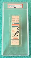 MIAMI DOLPHINS  1974 FULL GAME TICKET - KANSAS CITY CHIEFS  PSA 8 NM-MT NFL RARE