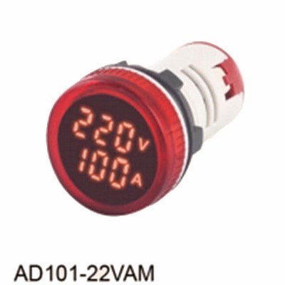Praktisch Verkauf Digital Voltmeter 1 Stück AC 50-500V Auto Meter Rund