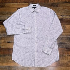 Banana Republic Slim Fit Shirt Mens Medium Button Up Non Iron Spotted