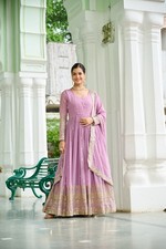 Indian Bollywood Bridal Anarkali Salwar Kameez Heavy Wedding Party Readymade