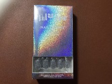 Short Square Press On Nails New In Box Henlee  s Tinsel