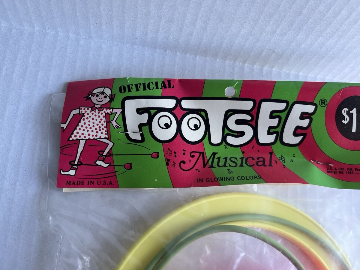 Vintage 1960s TV's Official Footsee Musical Bell Jumping Skipping