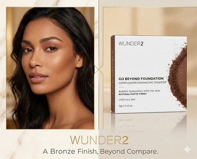 WUNDER2 GO BEYOND FOUNDATION Make-up [Tiefe Auswahl] gepresster Puder NEU-BOX/UK/VERKÄUFER