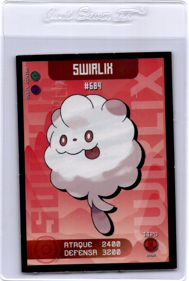 Swirlix Pokemon Card