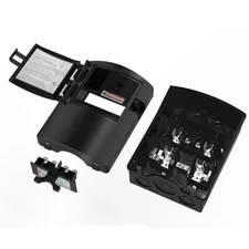 240VAC 60 Amp Fused AC Disconnect Box, Black, Outdoor Waterproof BLACK 