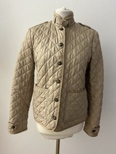 Burberry Brit Steppjacke Gr. M Jacke Nova Check Baumwolle Stehkragen klassisch