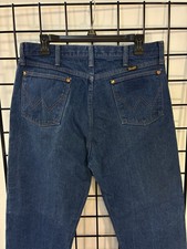 Vintage Wrangler 13MWZ Mens Blue Cowboy Cut Straight Made in USA