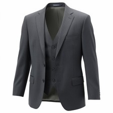 Oscar de la Renta Signature Mens Pinstripe Wo...