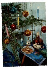 Christmas tree Cial? Combier Liqueur France advertising 1970 vintage postcard