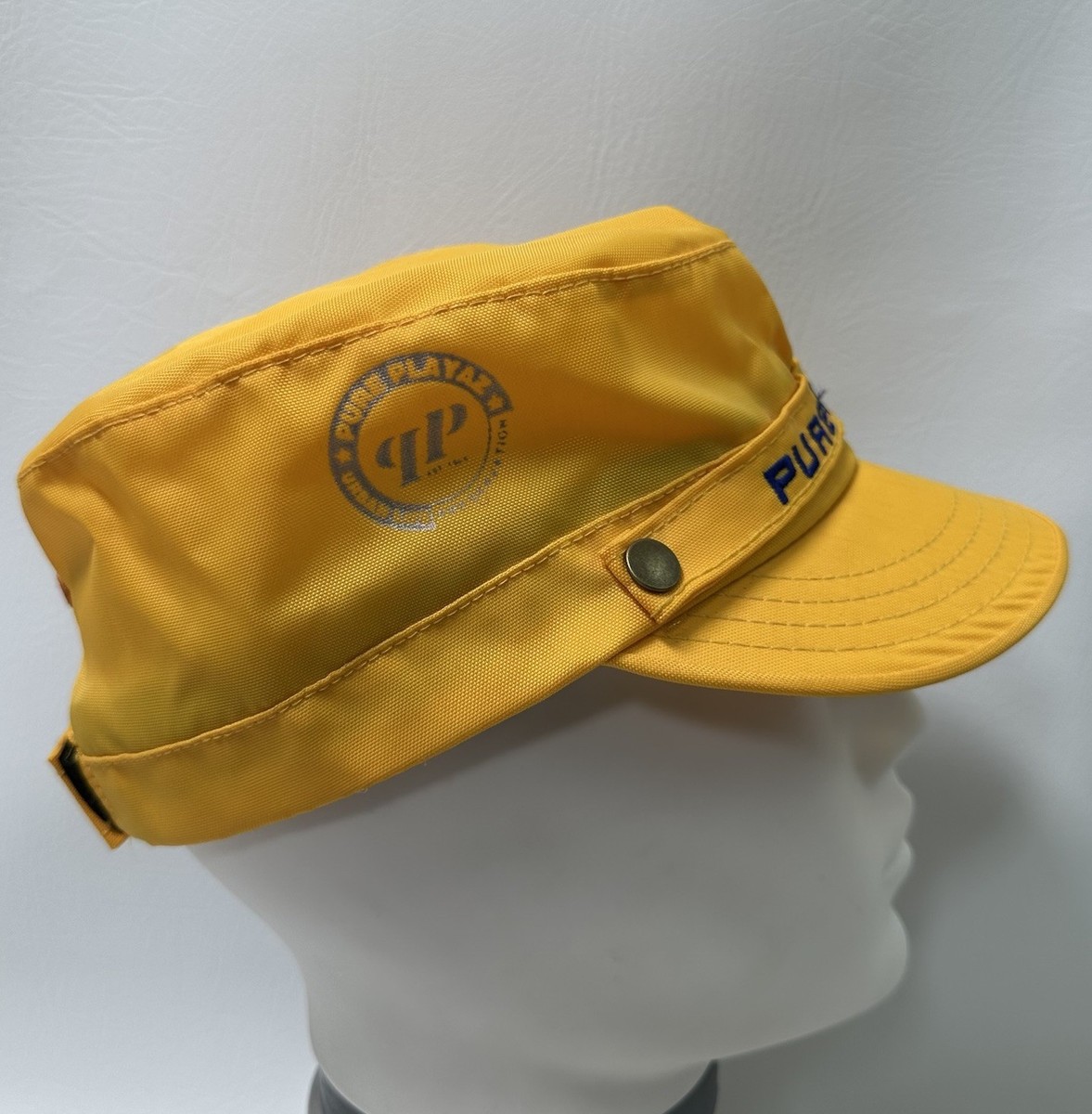 Vintage Y2K Pure Playaz Cadet Hat Military Cap Hip Hop Streetwear