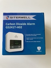 Siterwell CO2 Carbon Dioxide Humidity Temperature Alarm GS241T-H02 BNIB
