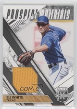 2019 Panini Elite Extra Edition Prospect Materials Black Eli White #PM-EL s3g