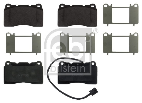 ✅Fits FEBI HAMULCE 16848 BRAKE PAD SET WITH ADDITIONAL PARTS  ⭐UK Seller⭐