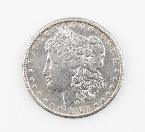 1900-S MORGAN DOLLAR AU DETAILS Cleaned - 953b