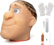 brenzo 2026 New Refillable Pimple Popping Toy – Big Head Squeeze Toy with Golden