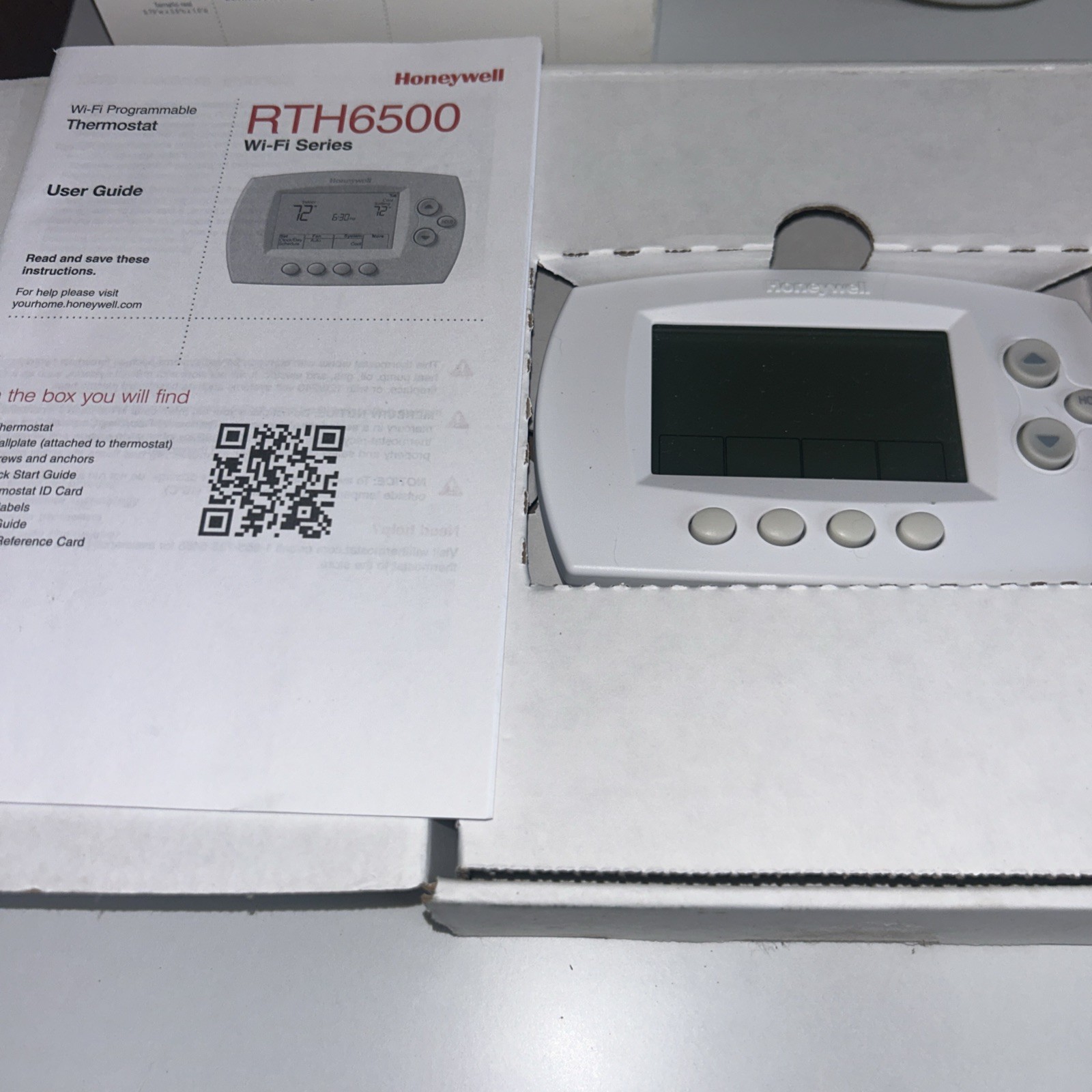 Honeywell RTH6580WF WiFi Thermostat 6500 Series Open Box
