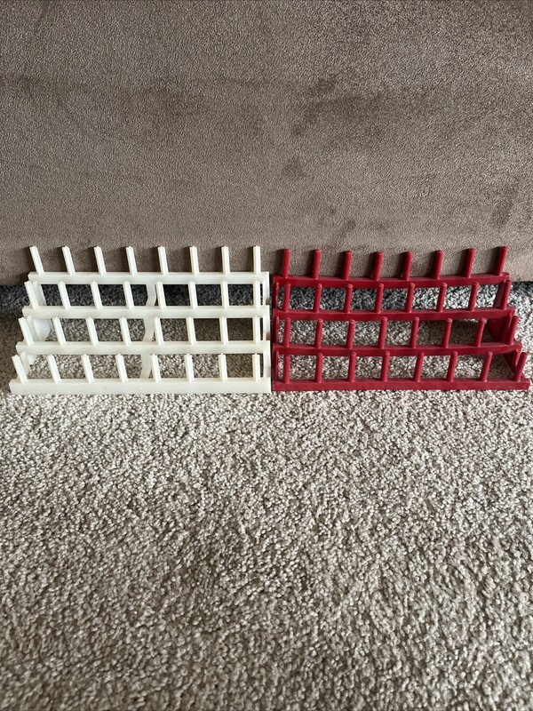 32 X 2 Spool Rack W H Collins NYC Molded Plastic Vintage Sewing Thread AS IS