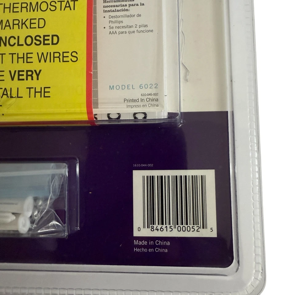 RiteTemp 6022 Universal 5-1-1 Programmable Thermostat New & Sealed - Image 4 of 4