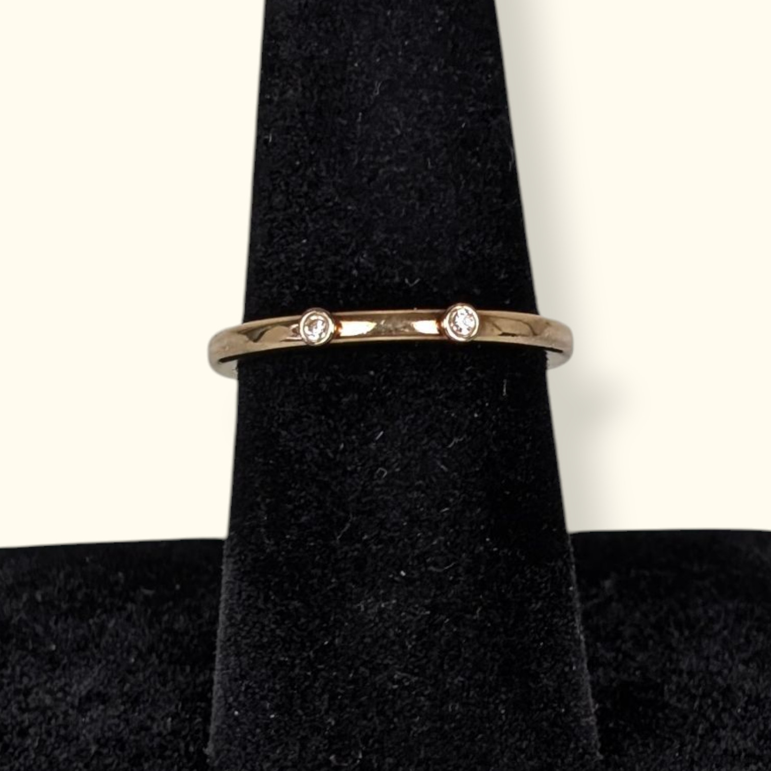 Michael Kors 2-Stone Stackable Band Ring - image 2