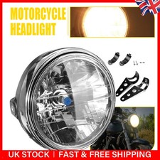 7" inch Motorcycle LED Round Headlight Hi/Lo Headlamp For Yamaha Sukuzi Honda