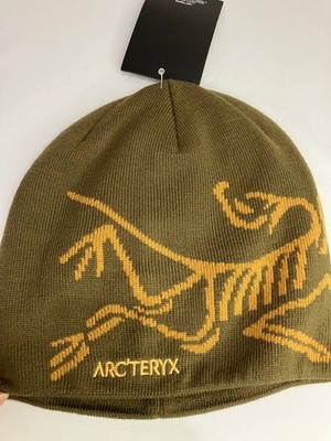 New Arc'teryx Bird Head Toque Beanie Brown Merino Wool Winter Hat