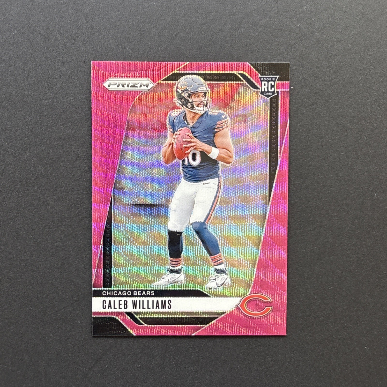 2024 Caleb Williams Panini Prizm - Rookies (#301) Pink Wave Prizm (RC)