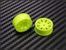 PN Racing Part#: 488YF0 Mini-Z AWD Machine Cut BBS Front Wheel F0 Yellow